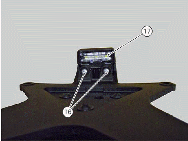 Tail light - number plate holder