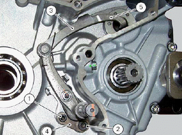 Gearbox assembly: linkages
