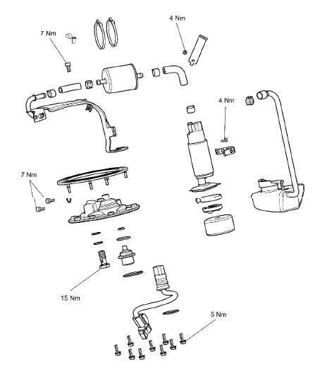 Exploded View - Fuel Pump