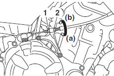Adjusting the clutch lever free play
